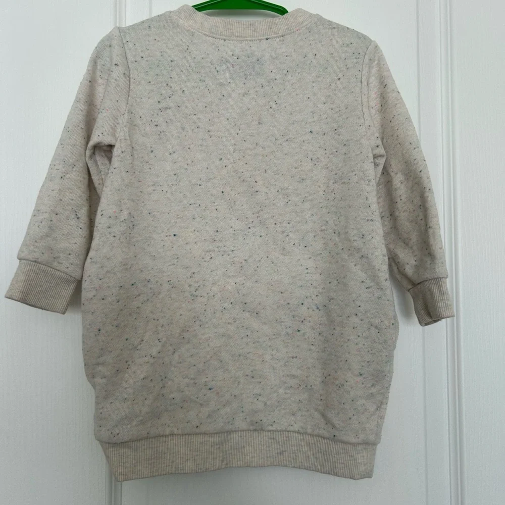 Old Navy Rainbow Sweatshirt Dress - Picture 2 of 2